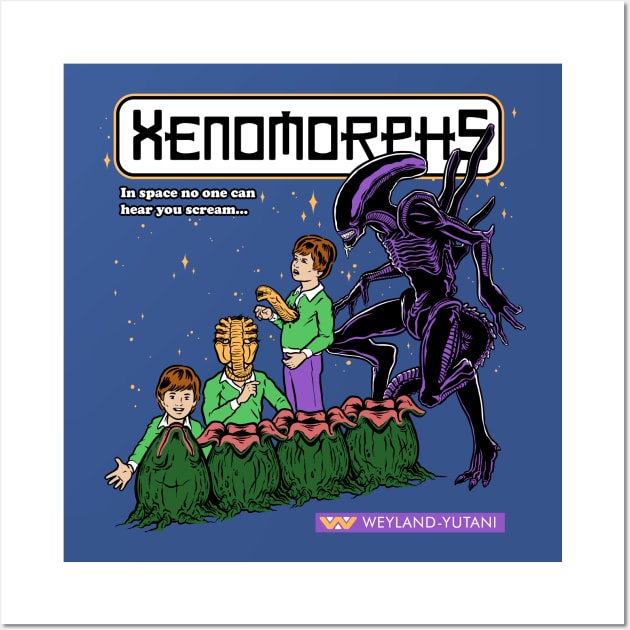 Xenomorph Books Wall Art by harebrained